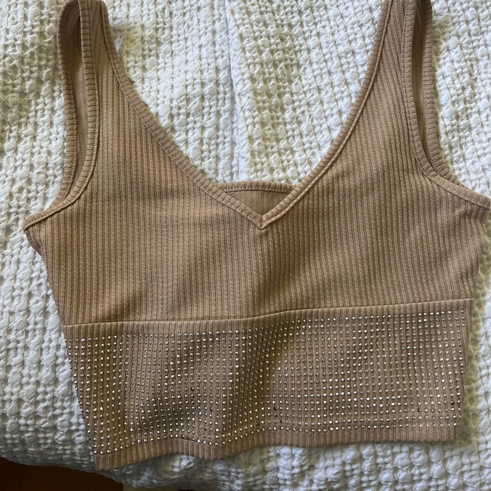 sparkle crop top
